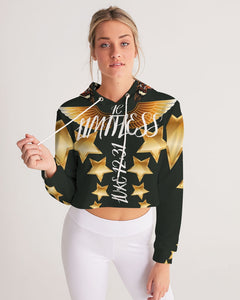 Limitless Dark Out Women's Cropped Hoodie