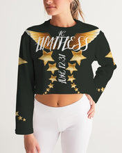 Limitless Dark Out Women's Cropped Sweatshirt