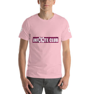 INFINITE LION PINK WHITE DESIGNS SHORT-SLEEVE UNISEX T-SHIRT