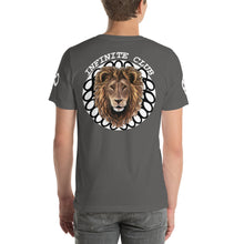 INFINITE LION RED DESIGN WHITE DESIGNS SHORT-SLEEVE UNISEX T-SHIRT