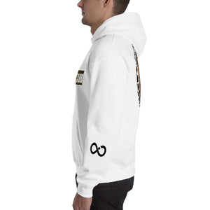 INFINITE LION HOODED SWEATSHIRT WITH SLEEVE DESIGNS