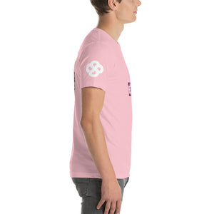 INFINITE LION PINK WHITE DESIGNS SHORT-SLEEVE UNISEX T-SHIRT