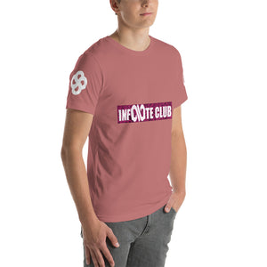 INFINITE LION PINK WHITE DESIGNS SHORT-SLEEVE UNISEX T-SHIRT