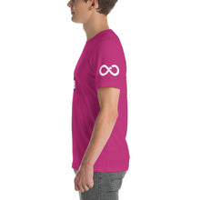 INFINITE LION PINK WHITE DESIGNS SHORT-SLEEVE UNISEX T-SHIRT